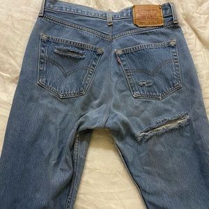 AliGrace Levi Jeans with Butt Rip